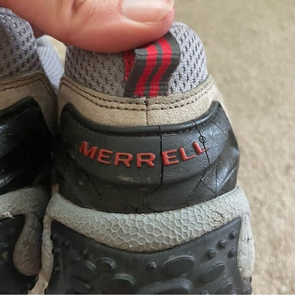 Merrell Men’s Walking/ Hiking Shoes Sz 10 Chameleon Ventilator Low Charcoal - Picture 7 of 13